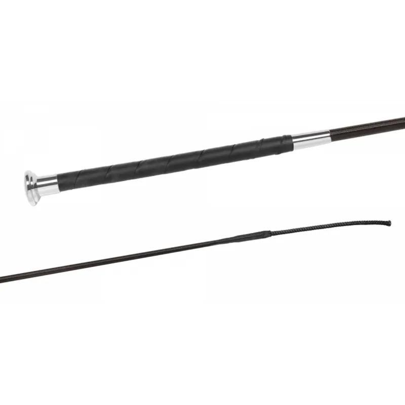 Fleck Sporty Dressage Whip - Black - 110cm